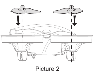 De propeller installeren