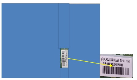 Zoek de locatie van het onderdeelnummer op de printplaat