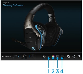 Logitech Gaming Software-interface