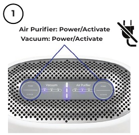 EyeVac Air loskoppelen