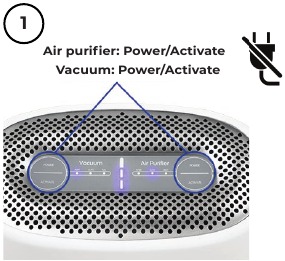De EyeVac Air loskoppelen