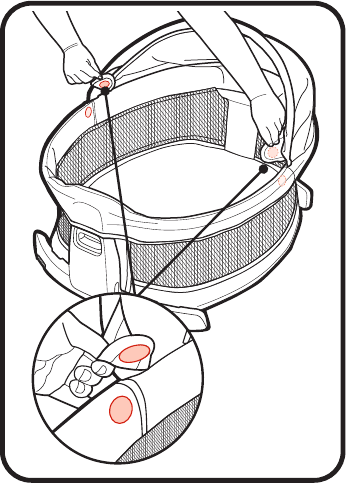 Draagbare wieg - Stap 9