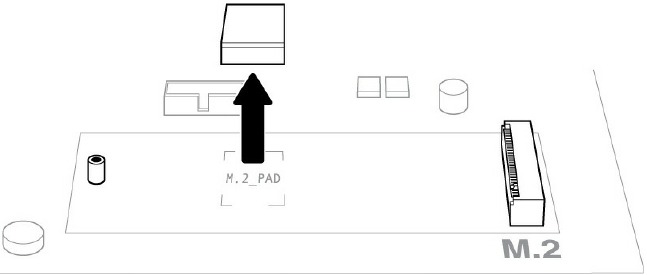 De FireCuda 520 SSD installeren - Stap 2