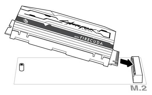 De FireCuda 520 SSD installeren - Stap 3