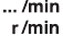 Orbits per minuut