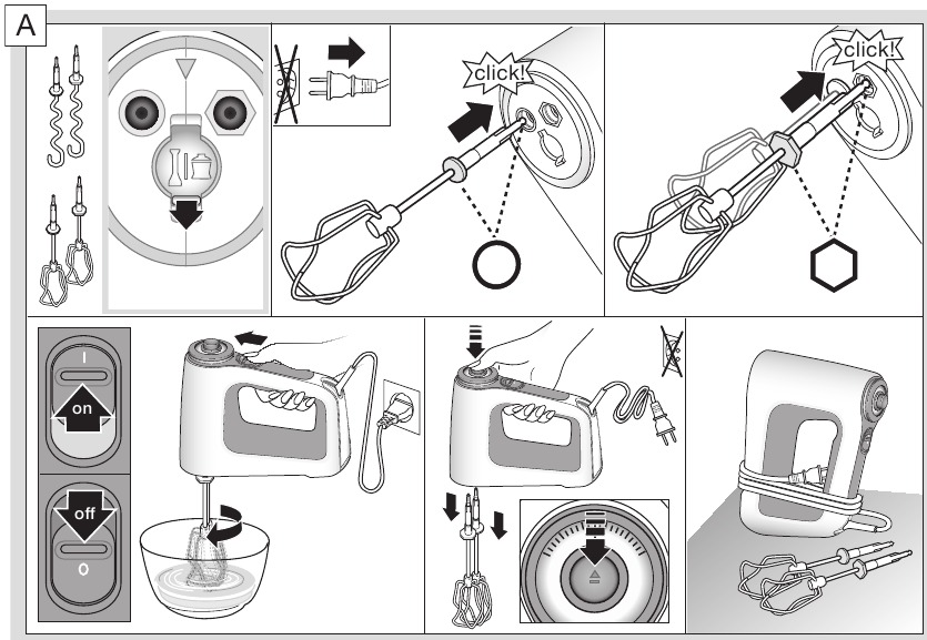 De handmixer gebruiken - Deel 1