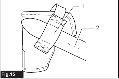 Holster gebruiken - Stap 1
