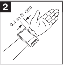 Polsband vastmaken