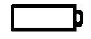 Pictogram Batterij bijna leeg