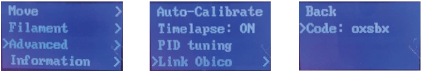 Obico-verbinding - Stap 1