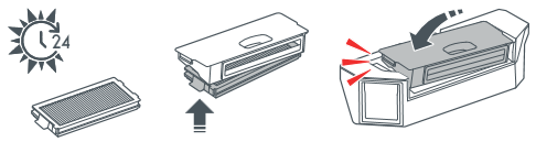 Routineonderhoud - Wasbaar filter - Stap 2