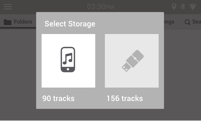 Muziek afspelen die is opgeslagen op een MicroSD-kaart - Stap 1