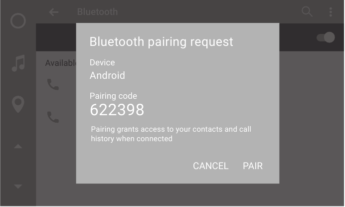 A2DP Bluetooth-muziekstreaming instellen - Stap 3