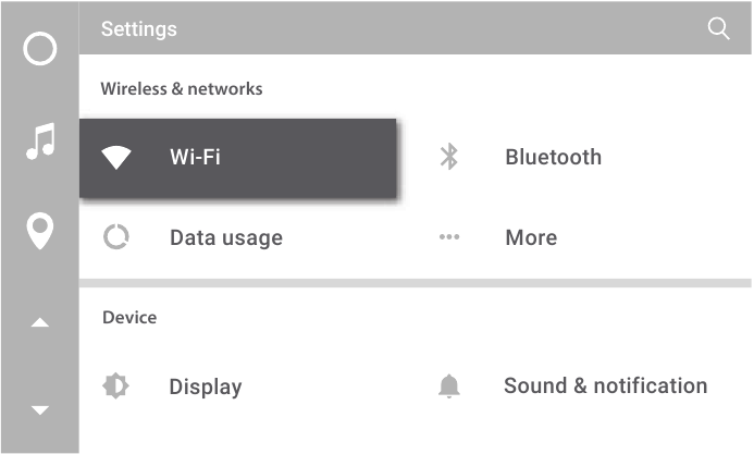 Wifi instellen - Stap 2