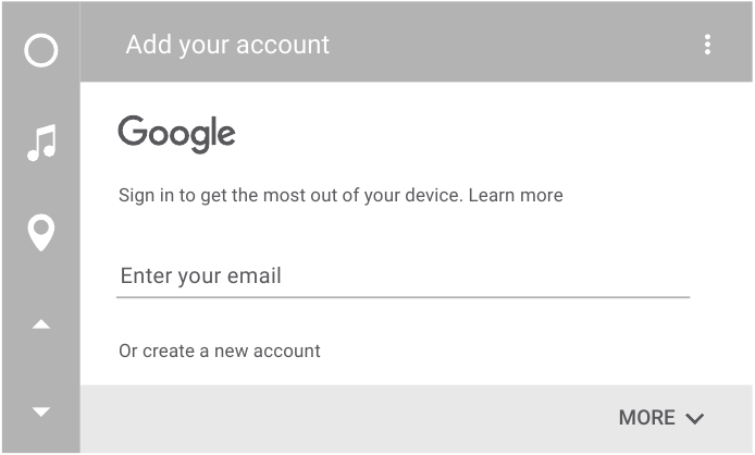 Aanmelden bij een Google-account - Stap 2