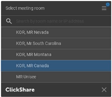 Basisgebruik/ClickShare desktop app - Hoe te gebruiken - Stap 1
