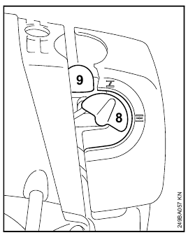 Chokeknop