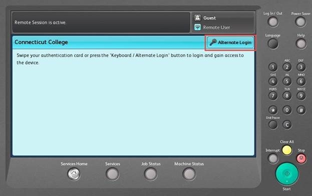 Alternatieve aanmelding - Stap 1