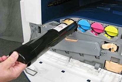 Toner vervangen - Stap 2