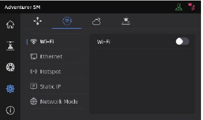 De interface voor netwerkverbinding openen
