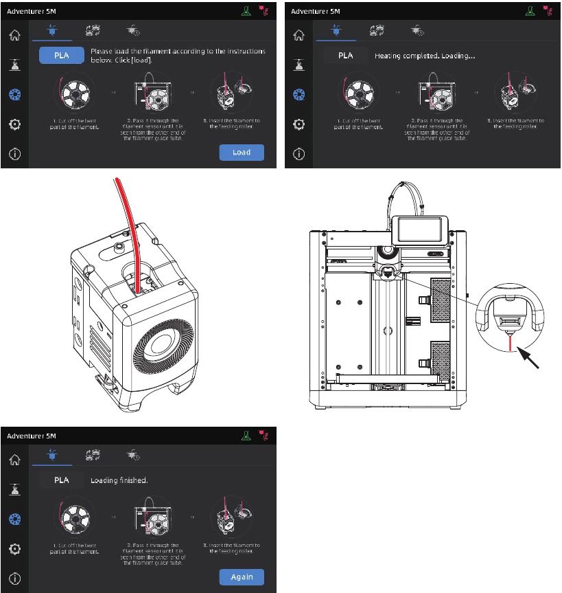 Filament vervangen - Stap 4