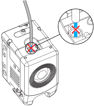 De nozzle vervangen - Stap 1