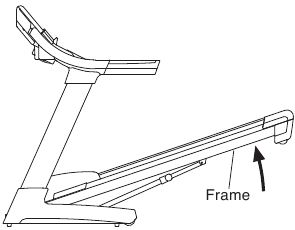 Frame optillen tot halverwege de verticale positie