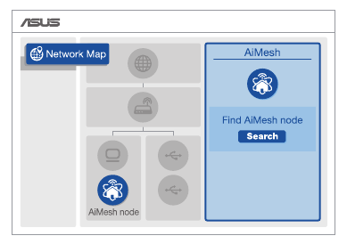 AiMesh-router installeren - Stap 2