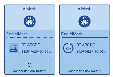 AiMesh-router installeren - Stap 3