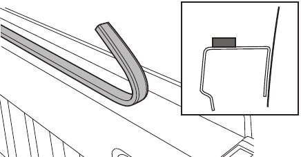 Installatie - Stap 1 - Bulkhead Seal Strip