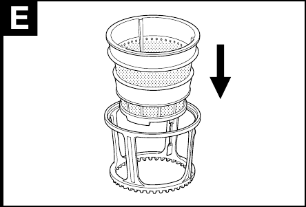 Uw juicer monteren - Stap 3