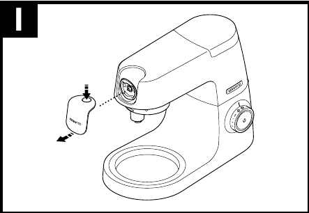 Uw juicer gebruiken - Stap 1