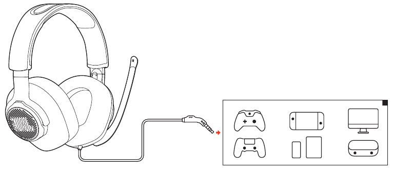 Met 3,5mm-audioverbinding