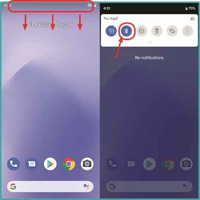 BLUETOOTH INSCHAKELEN - Stap 2