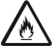 brandbaar koelmiddel symbool