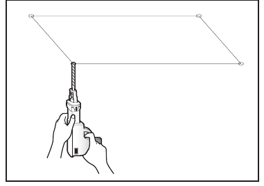 Installatie van de binneneenheid - Stap 1