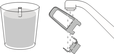 Het waterfilter conditioneren