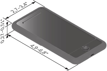Smartphone-afmetingen