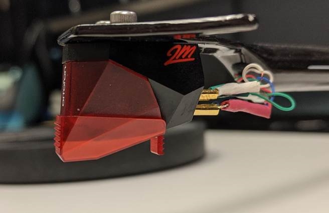 Plaats stylusbeschermer op cartridge