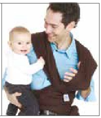 baby in draagdoek, stap 3