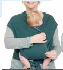 baby in draagdoek, stap 6