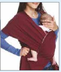baby in draagdoek, stap 6