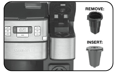 HET GEBRUIK VAN DE HOMEBARISTA &reg; HERBRUIKBARE FILTERBEKER - Stap 2