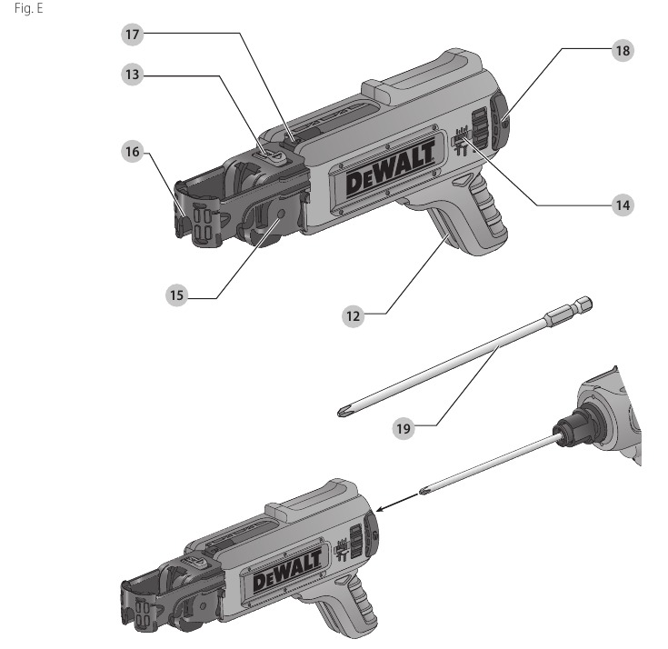 Schroeven met collated schroeven