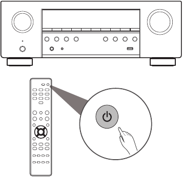 Installatie - Stap 5 - Zet de AVR aan