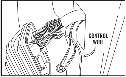 CONTROLEKABEL/DEUROPSLUITLAMP - STAP 3