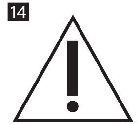 Afbeelding van het symbool dat voorzichtigheid aangeeft.