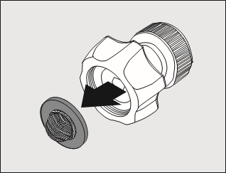 Tuinslangadapter reinigen