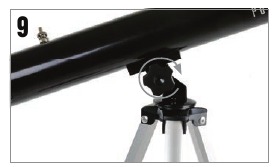 Bevestig de optische buis