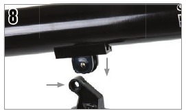Optische buis monteren